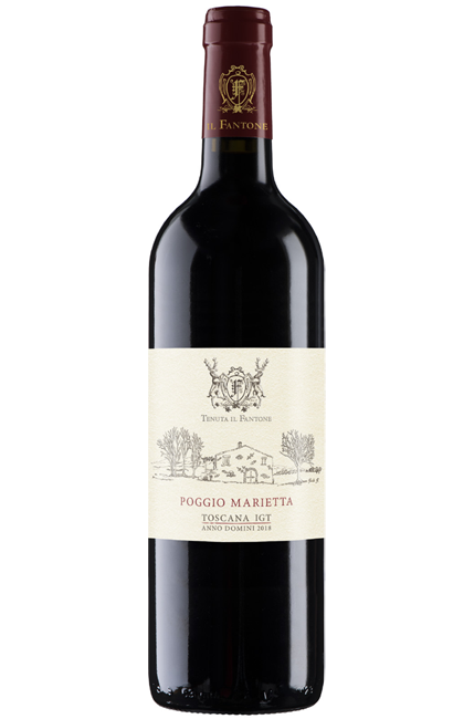 Poggio Marietta Blend, Toscano Rosso IGT (Syrah, Cabernet Franc, Merlot), Barrique 18 mesi 2019